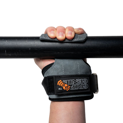 Genie Premium Leather Lifting Straps