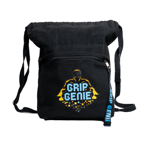 Logo Canvas String Bag