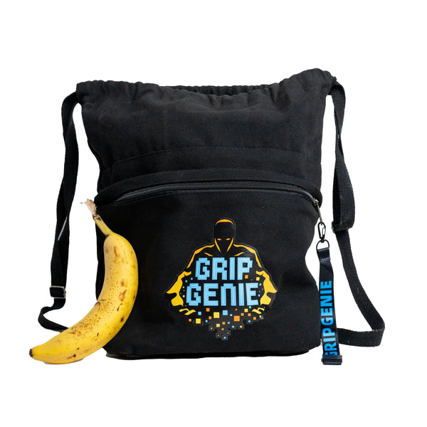 Logo Canvas String Bag
