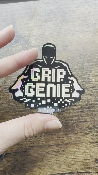 Holographic Grip Genie Sticker